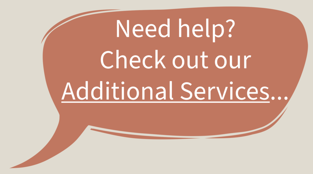 We can also help with packing and transport to the storage unit... and have an onsite BoxShop!